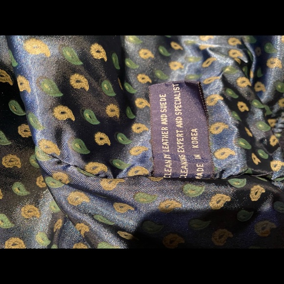 Vintage GAP Suede and Leather Dark Purple Jacket - Picture 8 of 9